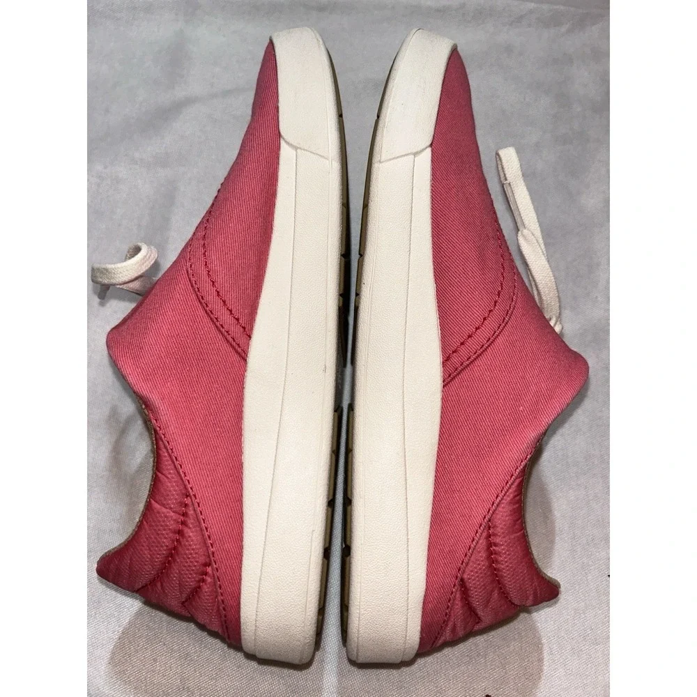 Olukai Kohu Women's Canvas W7.5 EUR 37.5 Coral Pink Canvas Wet Grip Non‎ Marking
